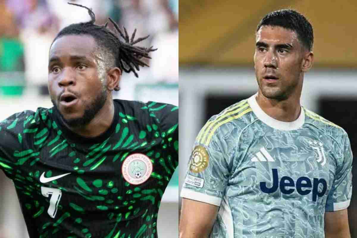 Ademola Lookman e Dusan Vlahovic