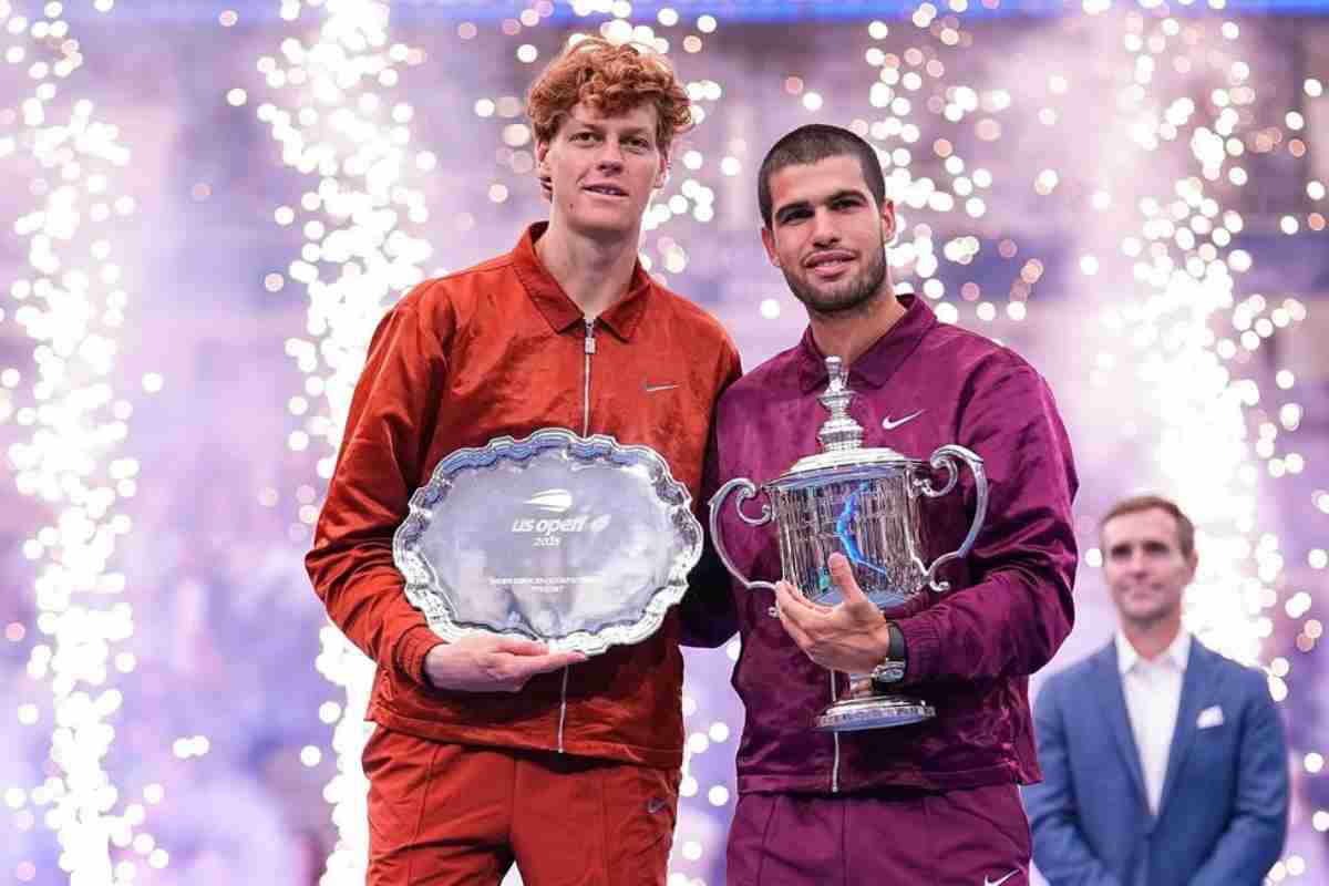 Jannik Sinner e Carlos Alcaraz
