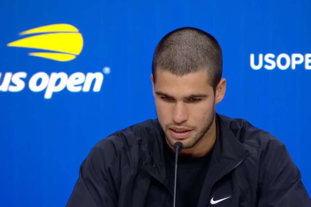 Alcaraz in conferenza